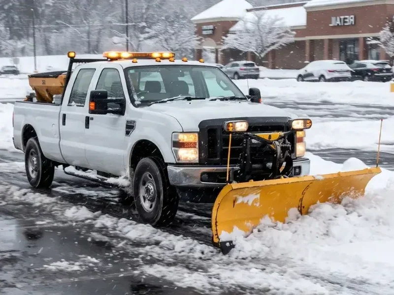 Commercial Driveway Snow-Plowing service