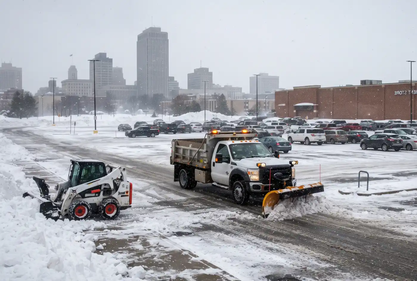 Professional Parking Lot Snow Removal Albany NY Services