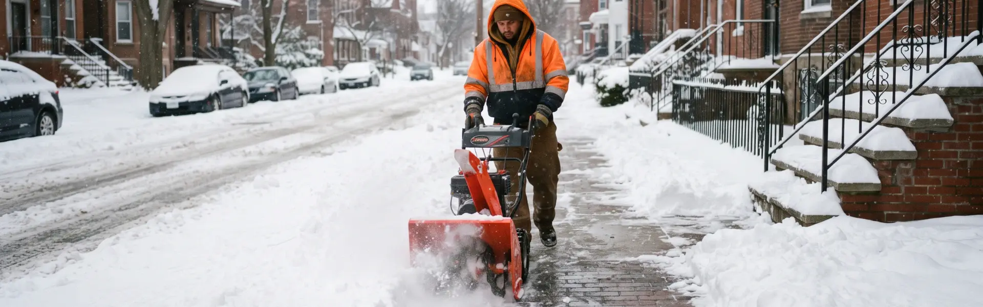 Sidewalk and Walkway Snow Clearing
