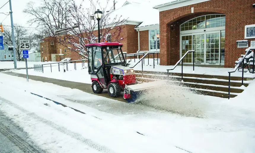 Entrance Snow Removal with Sidewalk Snow Removal Services