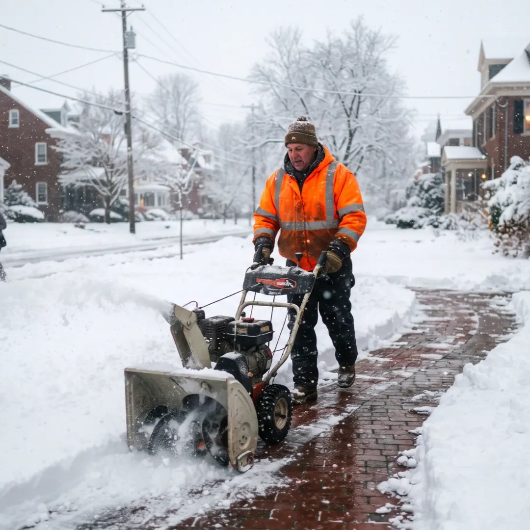 Professional Walkway Snow Removal Services in Albany, NY