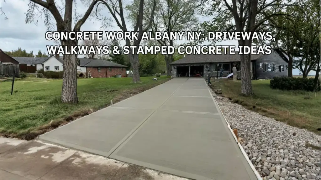 Concrete Work Albany NY Driveways Walkways Stamped ConcreteI dea