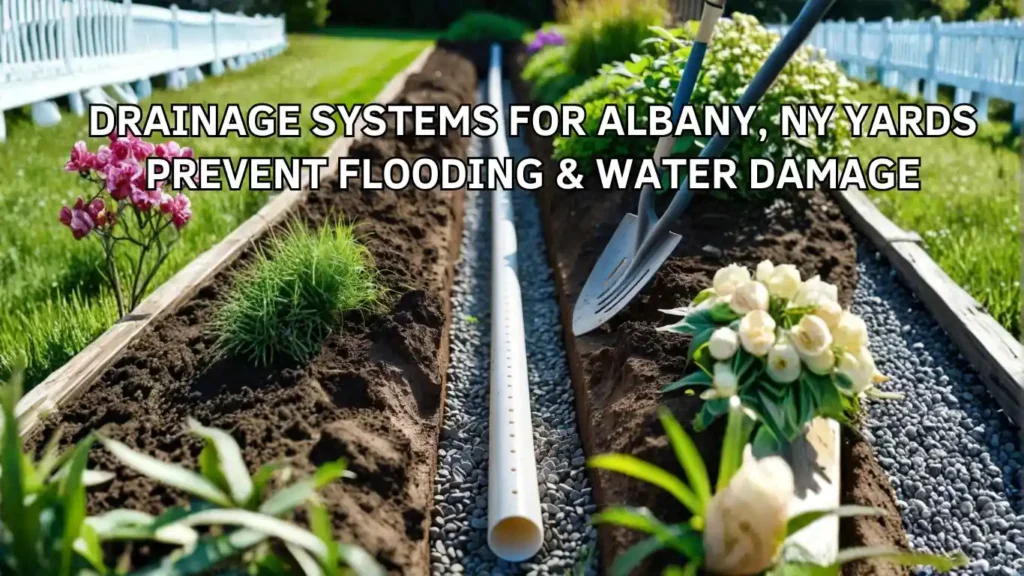Drainage Systems for Albany, NY Yards Prevent Flooding & Water Damage