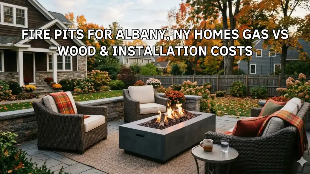 Fire Pits for Albany, NY Homes Gas vs Wood & Installation Costs