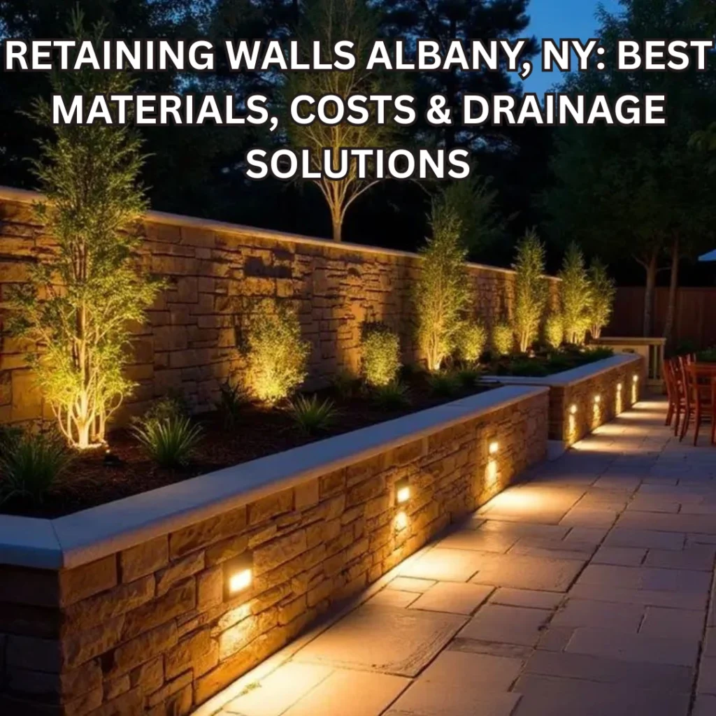 Retaining Walls Albany, NY Best Materials, Costs & Drainage Solutions