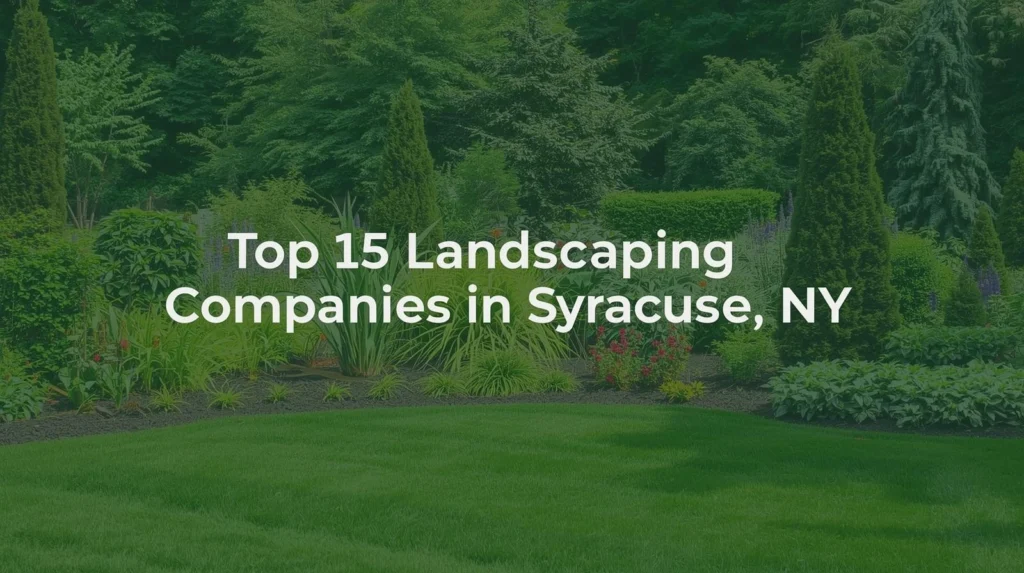 Top 15 landscaping companies in Syracuse, NY