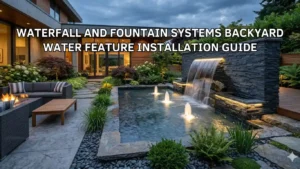 Waterfall and Fountain Systems Backyard Water Feature Installation Guide