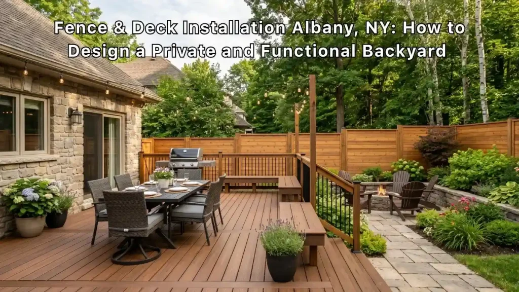 Fence Deck Installation Albany NY How to Design a Private and Functional Backyard