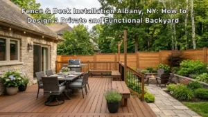 Fence Deck Installation Albany NY How to Design a Private and Functional Backyard