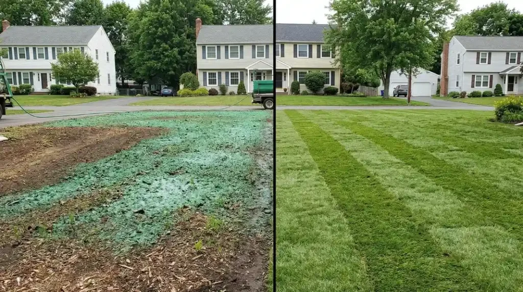 Hydroseeding vs Sod Installation Albany NY Which Lawn Solution Is Better for Your Yard 2