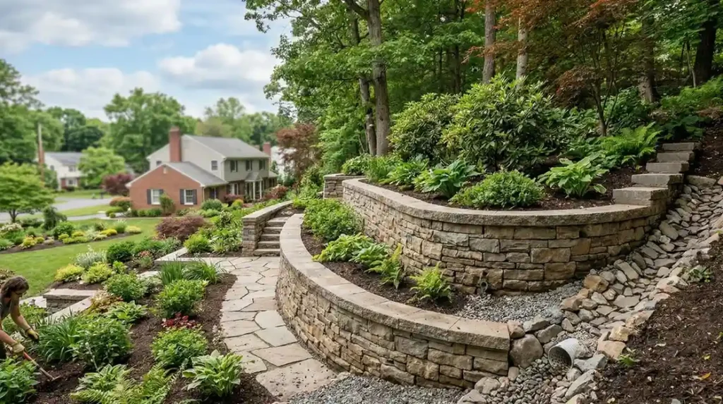 Retaining Walls Albany NY How They Prevent Drainage Problems and Protect Your Landscape