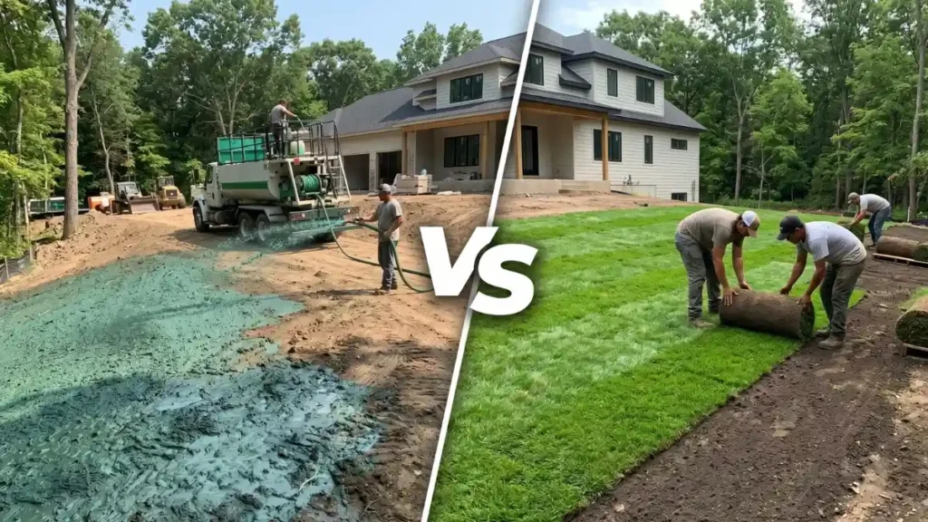 Hydroseeding vs Sod Installation: Which One Should You Choose?