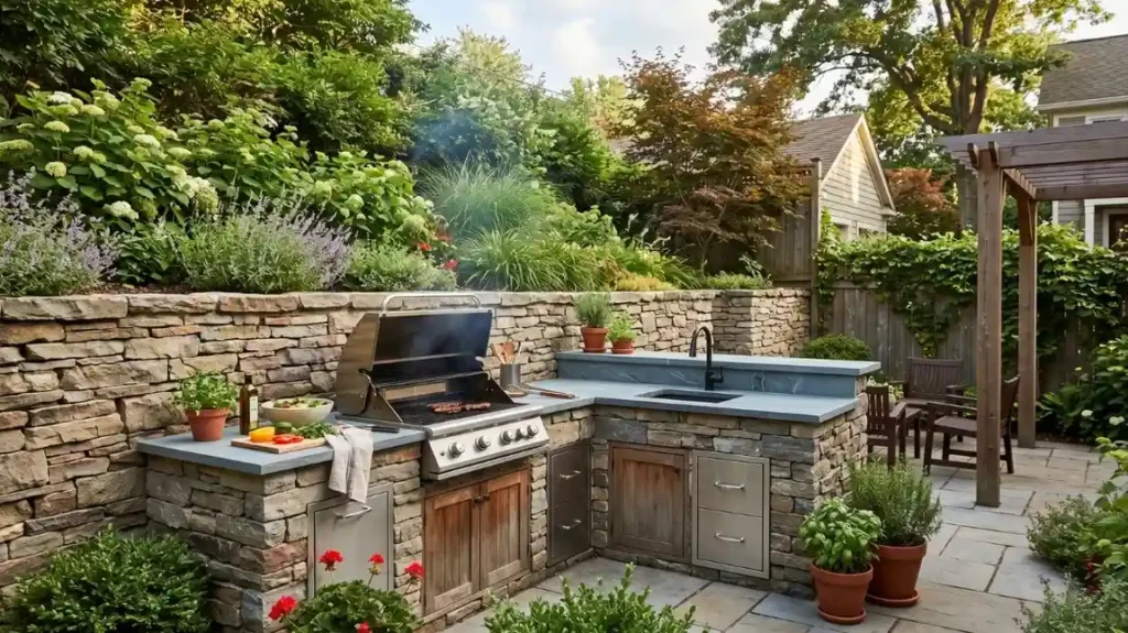Outdoor Kitchen Design Ideas That Maximize Small Backyard Spaces