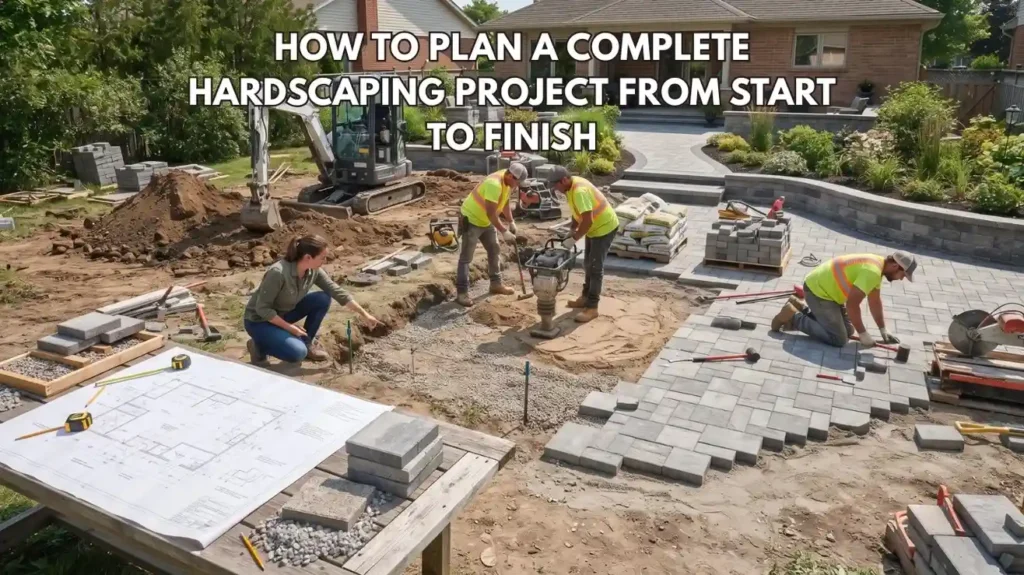 How to Plan a Complete Hardscaping Project from Start to Finish