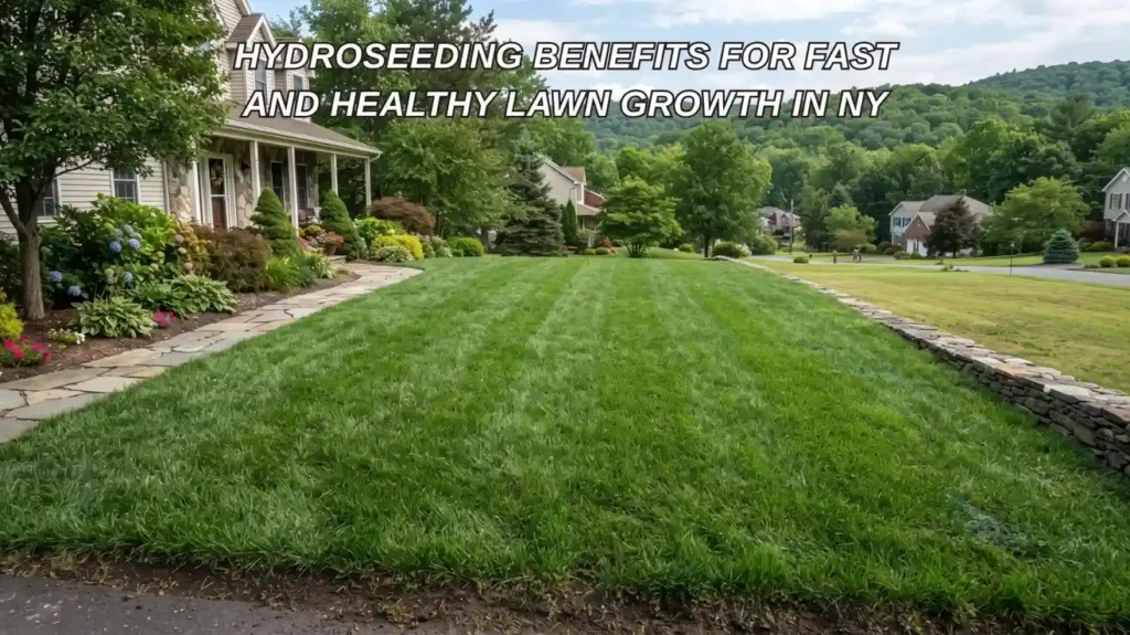 Hydroseeding Benefits for Fast and Healthy Lawn Growth in NY