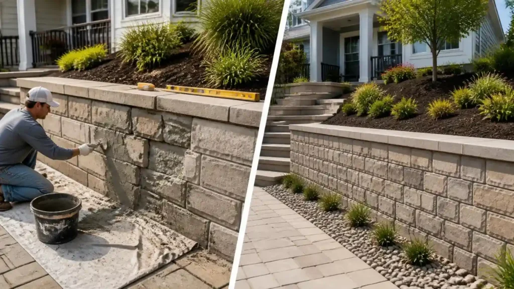 Retaining Wall Repair vs Replacement: What Homeowners Should Know