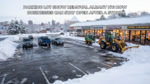 Parking Lot Snow Removal Albany NY How Businesses Can Stay Open After a Storm