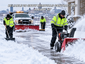 Reliable 20 snow removal contractors Albany NY